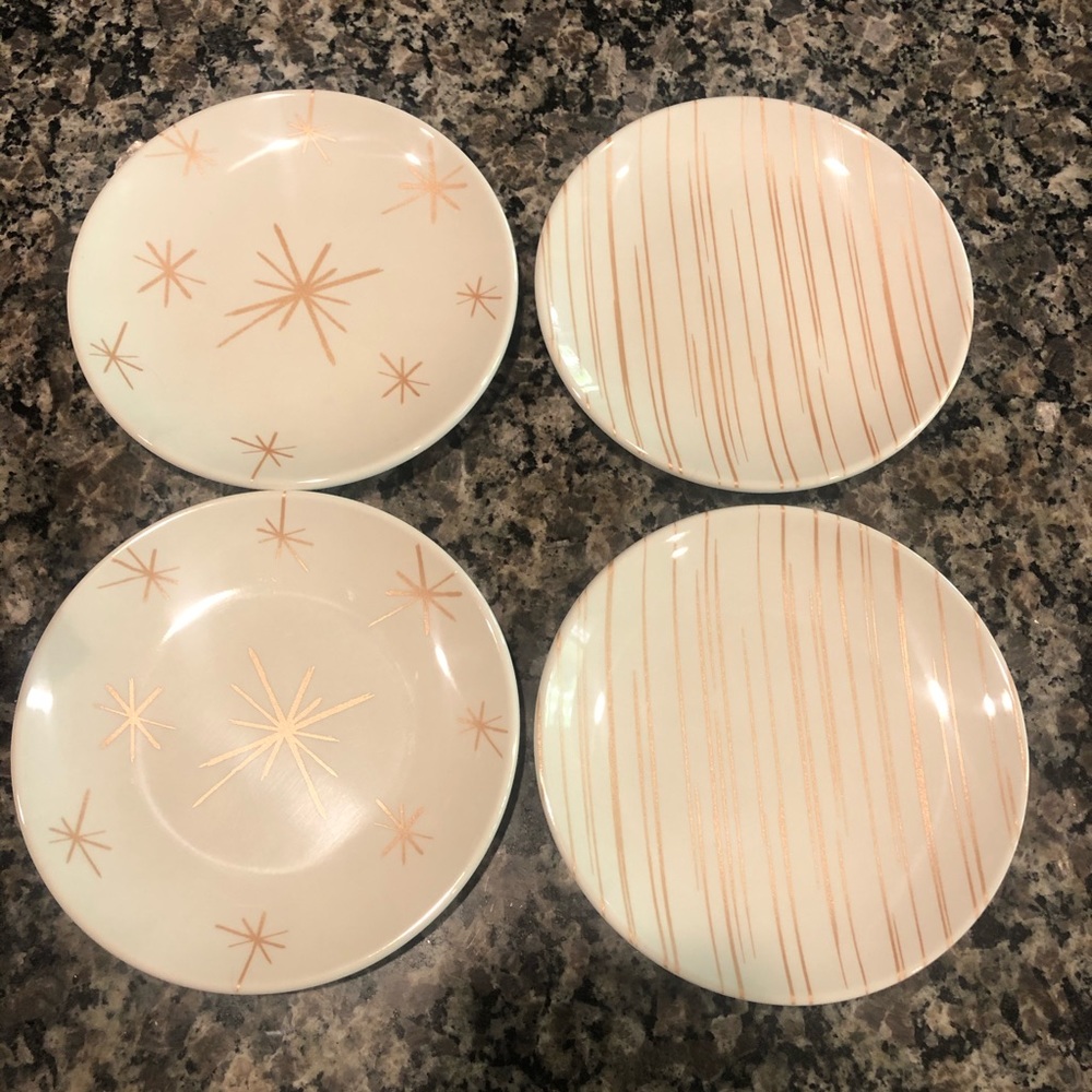 NIB Odeme Melamine Dessert Plates 6" Round - Picture 2 of 4